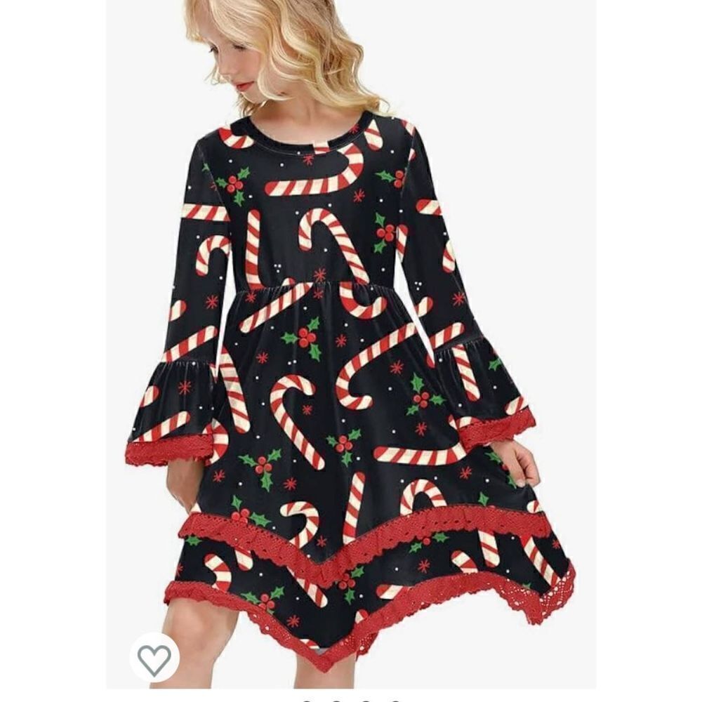 NWOT BESSER BAY CHRISTMAS DRESS - Picture 2 of 4